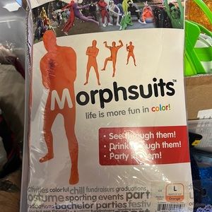 Orange Morph suit. brand new. Costume
